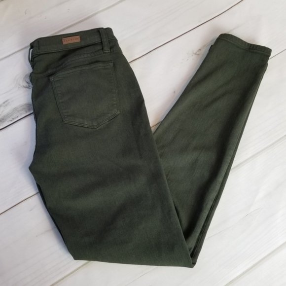 LILA RYAN Denim - Lila Ryan Mid-rise Skinny Louise Jeans Olive NWT